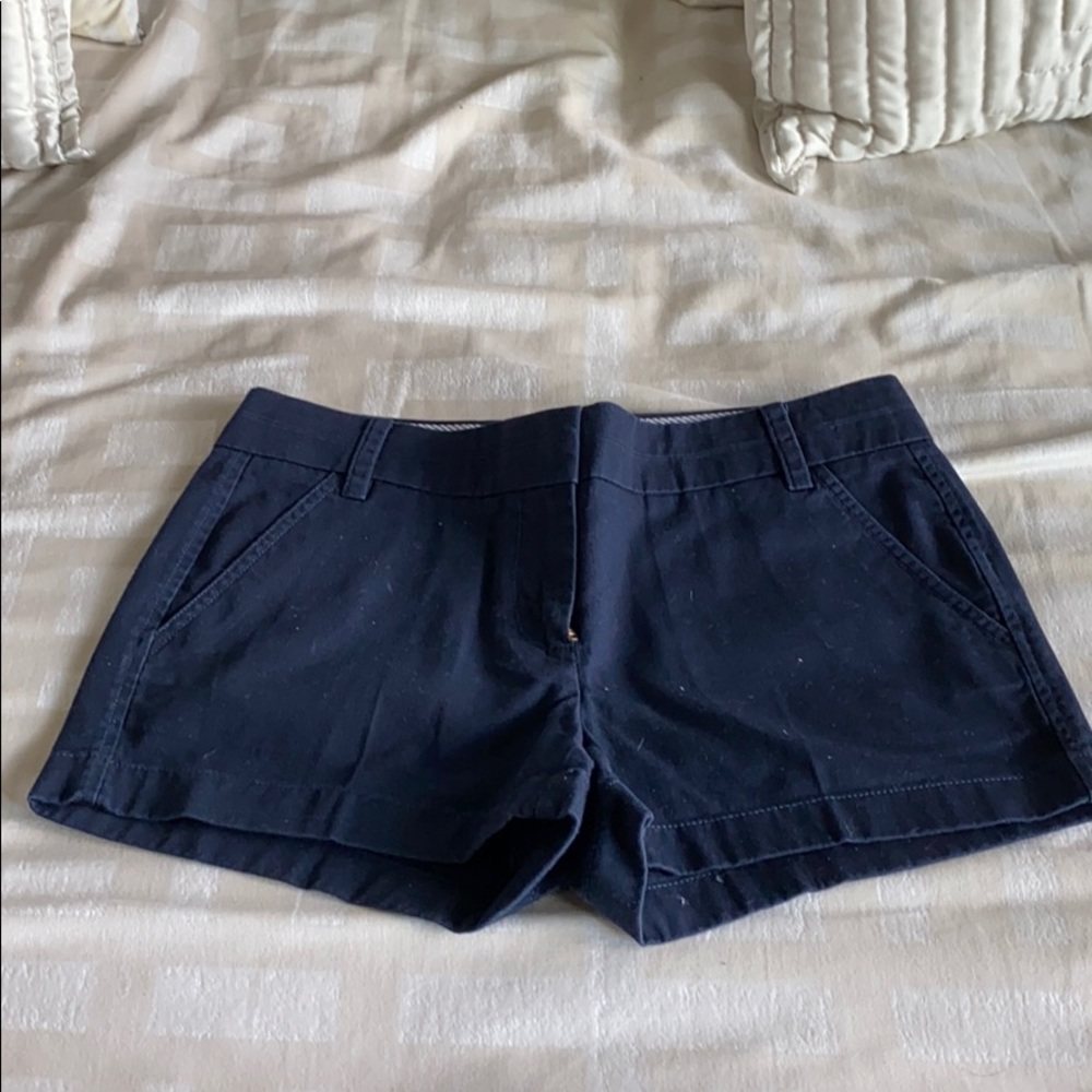 J Cree Navy Shorts